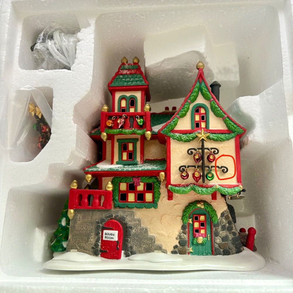 Department 56 North Pole Series Glass Ornament Works Christmas Village 56396 - Picture 6 of 8